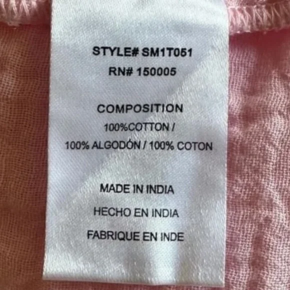 Maisie Gauze Smocked Midi Dress Pink XS NWT Cottagecore Feminine - Picture 4 of 7